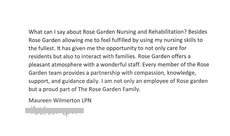 Rose Garden Nursing & Rehabilitation Center